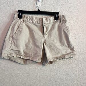 Women's Calvin Klein Cotton Khaki Mid‎ Rise Shorts Size 10